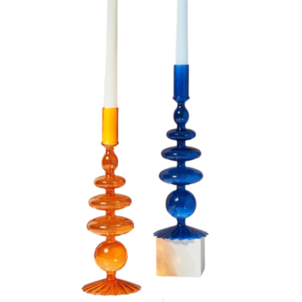 Castiçais Titulares De Vidro Hapega