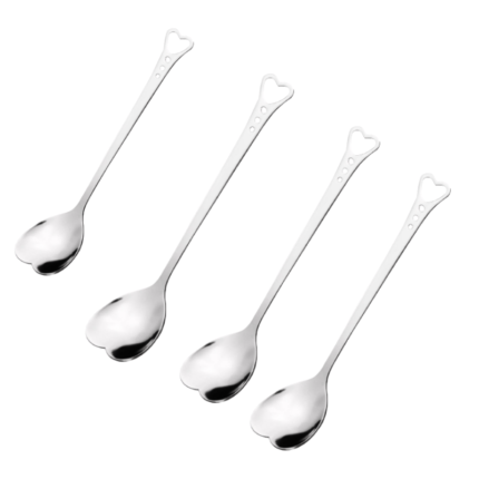 Jogo De Colher Para Café Em Formato De Coração - 10 peças Hapega