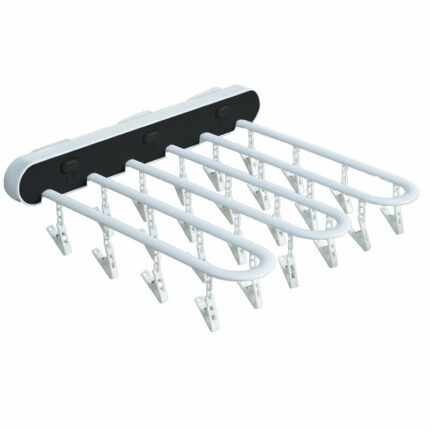 Varal De Parede Dobrável Com Adesivo